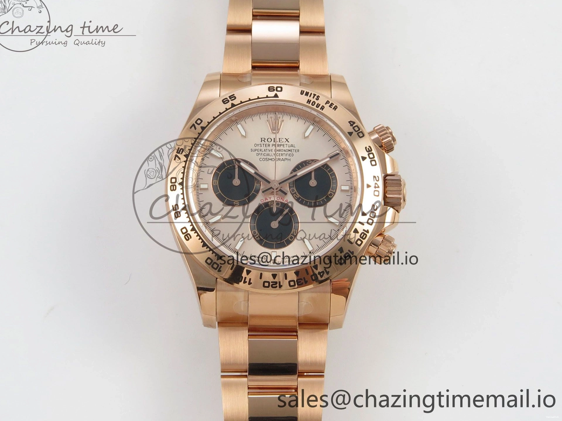 Bracelet Stick Dial 1:1 Black RG APSF Markers RG Best Daytona Edition 904L 126505 RG On SH4131 1229